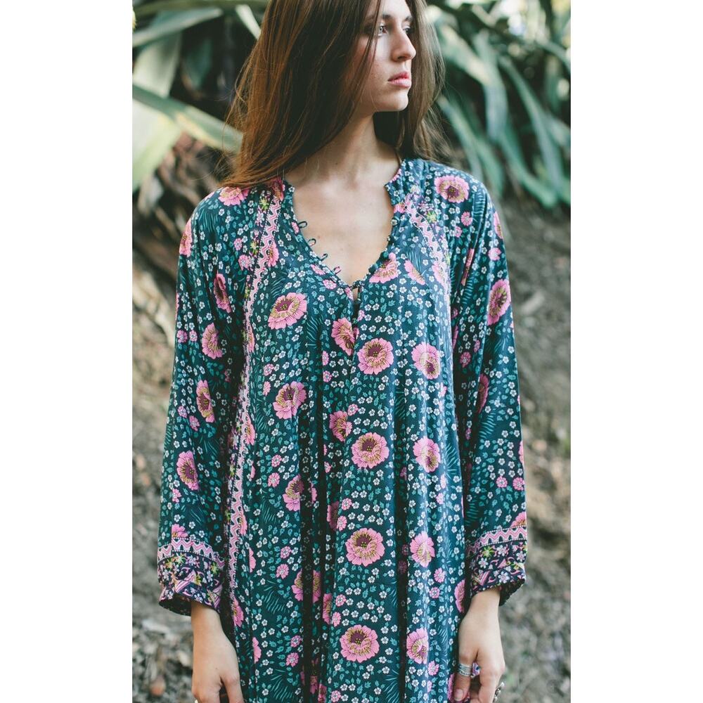 Natalie Martin Fiore Maxi Dress Floral XS Boho